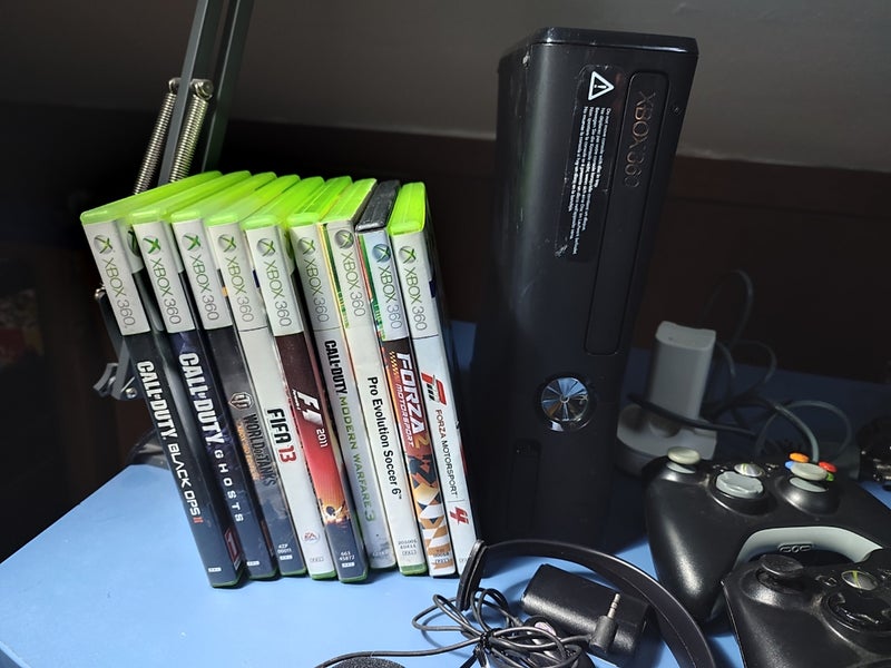 xbox360 + volante oficial + juegos