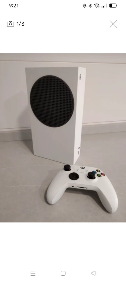 Xbox S por bici montaña 